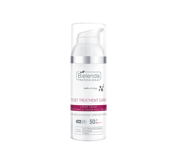 Bielenda COVER CREAM Tonująco-łagodzący krem do twarzy SPF50 50ml