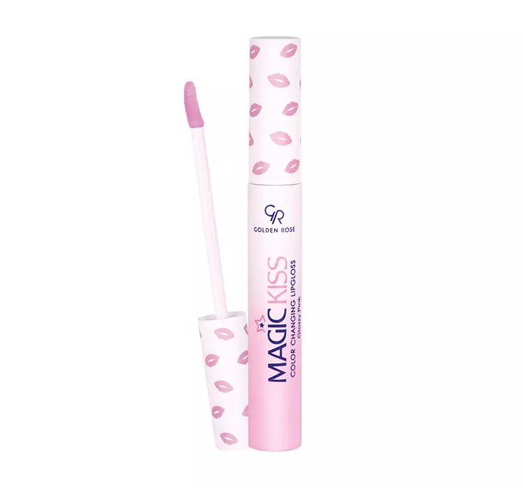 Golden Rose - MAGIC KISS - Color Changing Lipgloss - Błyszczyk zmieniający kolor - Glossy Pink - 10 ml