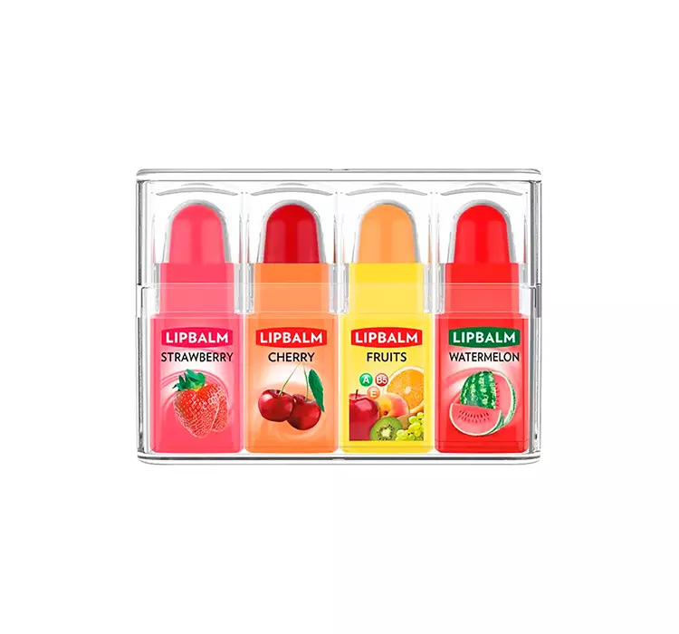 Golden Rose - Mini Mix Lip Balm - Zestaw 4 mini balsamów ochronnych do ust - 4x1 g