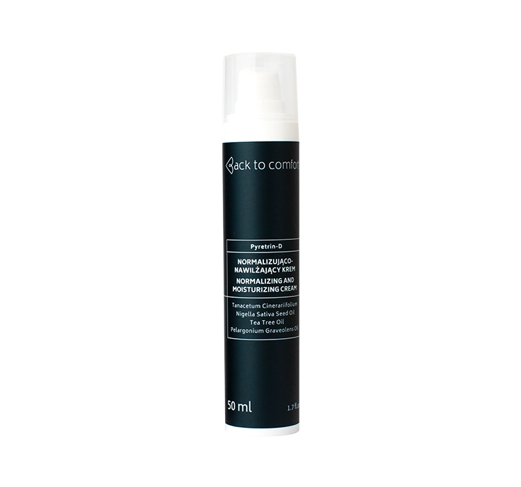 Back To Comfort - Pyretrin-D Cream, 50ml - krem normalizująco-nawilżający do cery wrażliwej i z trądzikiem różowatym