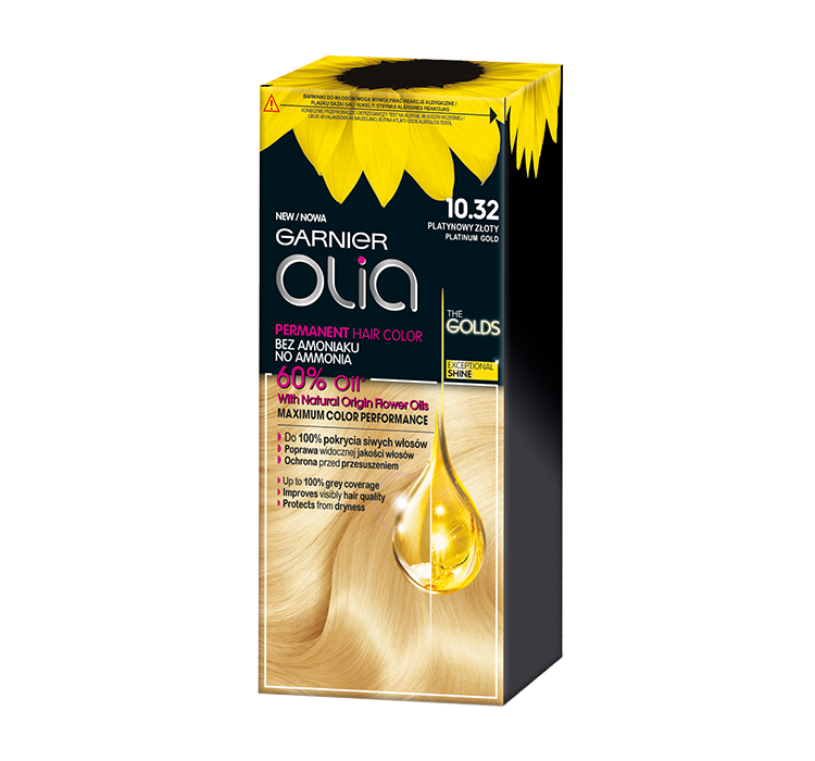 Garnier Olia Farba do włosów nr 10.32 Platynowy Złoty 1op