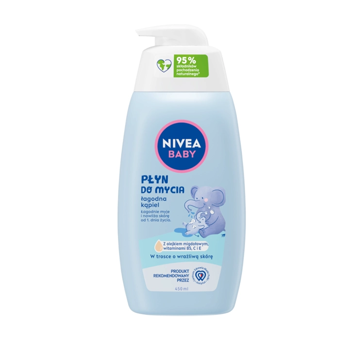 NIVEA BABY Płyn do mycia łagodna kąpiel 450 ml