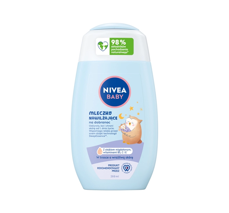 NIVEA BABY Mleczko Nawilżające na dobranoc 200 ml