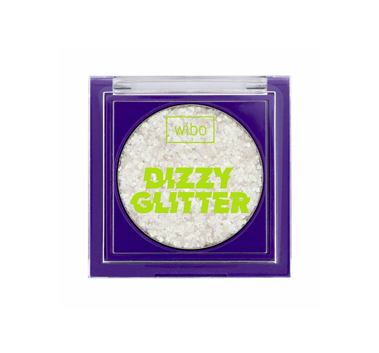WIBO DIZZY GLITTER BROKATOWY CIEŃ DO POWIEK 1 SREBRNY