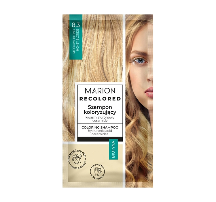 MARION Recolored Szampon Koloryzujący 8.3 Miodowy Blond 35ml