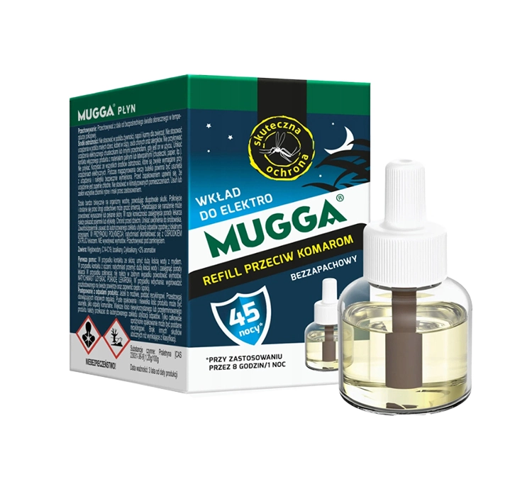 Mugga Płyn, wkład do elektrofumigatora na komary 35ml.
