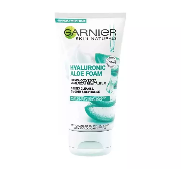 Garnier Hyaluronic Aloe pianka do twarzy 150ml
