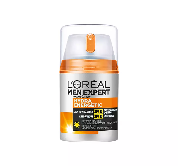 L'Oreal Men Expert Hydra Energetic Krem nawilżający z SPF15 przeciw oznakom zmęczenia 50ml