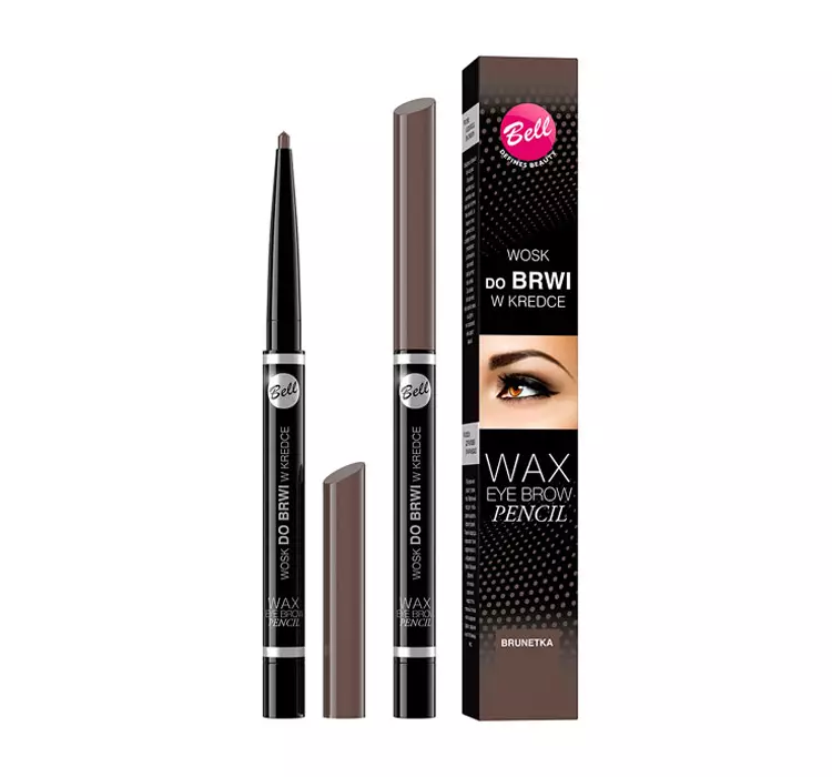 Bell Wax Eyebrow Pencil wosk do brwi w kredce 03 Brunetka 12ml 47531-uniw