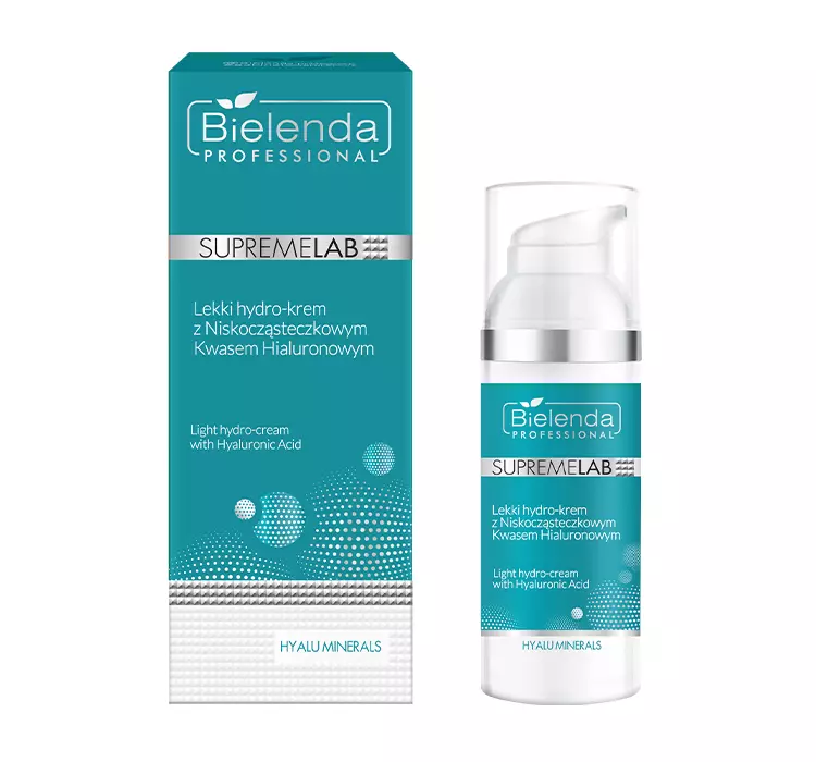 Bielenda Professional Hyalu Minerals Lekki hydro-krem z niskocząsteczkowym Kwasem Hialuronowym