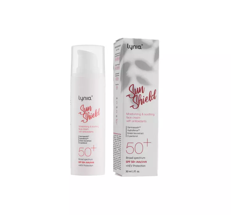 Lynia, Sun Shield, Krem ochronny z wysokim foltrem SPF50, 30 ml