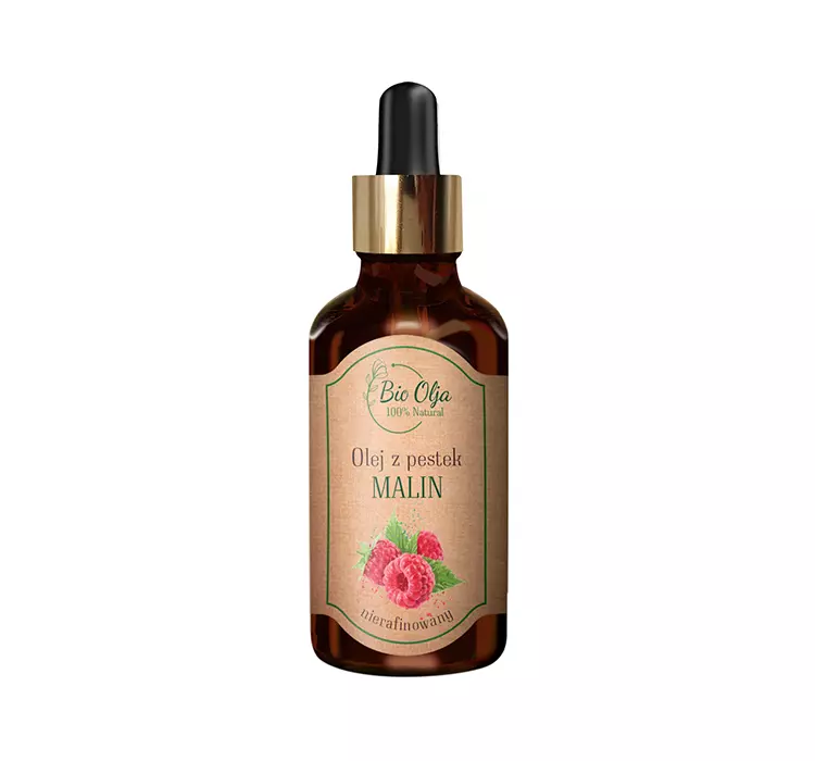 Olejek z Pestek Malin Nierafnowany na włosy 50 ml