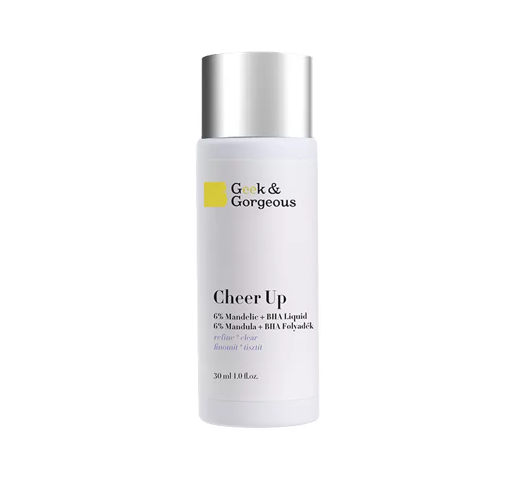 Geek & gorgeous Geek & Gorgeous Cheer Up Tonik do Twarzy z Kwasem Migdałowym + BHA 30ml GEEK-0049