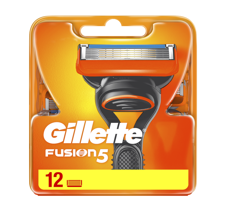 GILLETTE FUSION 5 WKŁADY DO MASZYNKI 12 SZTUK