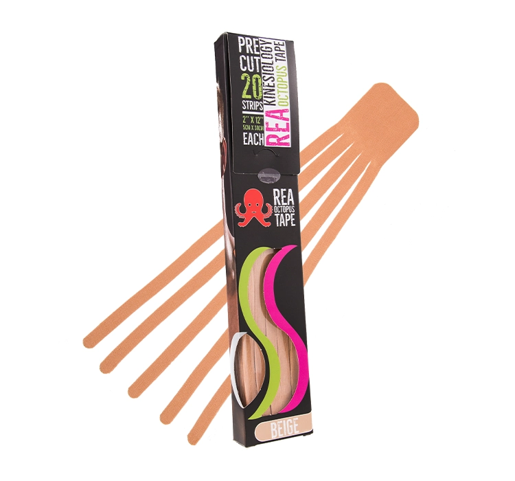 REA TAPE OCTOPUS MEDYCZNA TAŚMA TAPINGOWA BEIGE 20 SZTUK