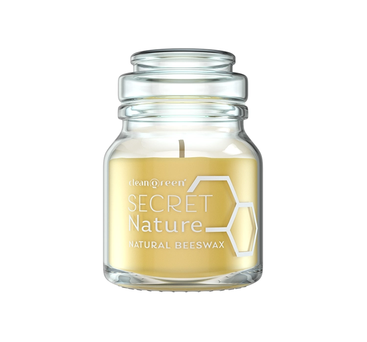 CLEANGANG ŚWIECA ZAPACHOWA Z WOSKIEM PSZCZELIM SECRET NATURE 130G