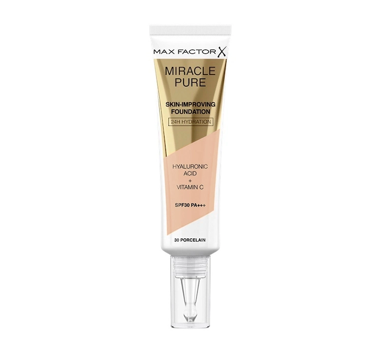 Max Factor Miracle Pure Skin-Improving Foundation SPF30 podkład 30 ml dla kobiet 30 Porcelain