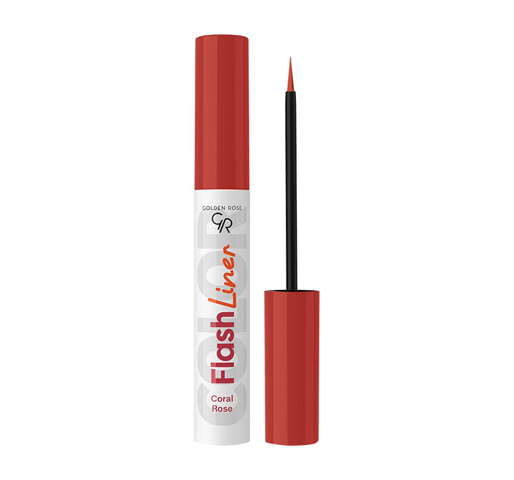 GOLDEN ROSE FLASH LINER EYELINER W PŁYNIE 106 CORAL ROSE 3,5ML
