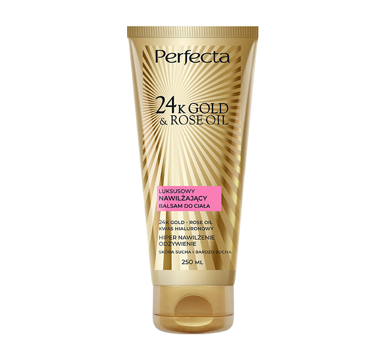 PERFECTA 24K Gold&Rose Nawilżający Balsam Do Ciała 200ml