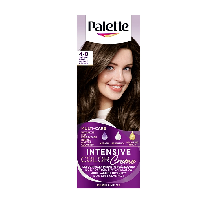 Schwarzkopf Palette Intensive Color Creme N3 średni brąz