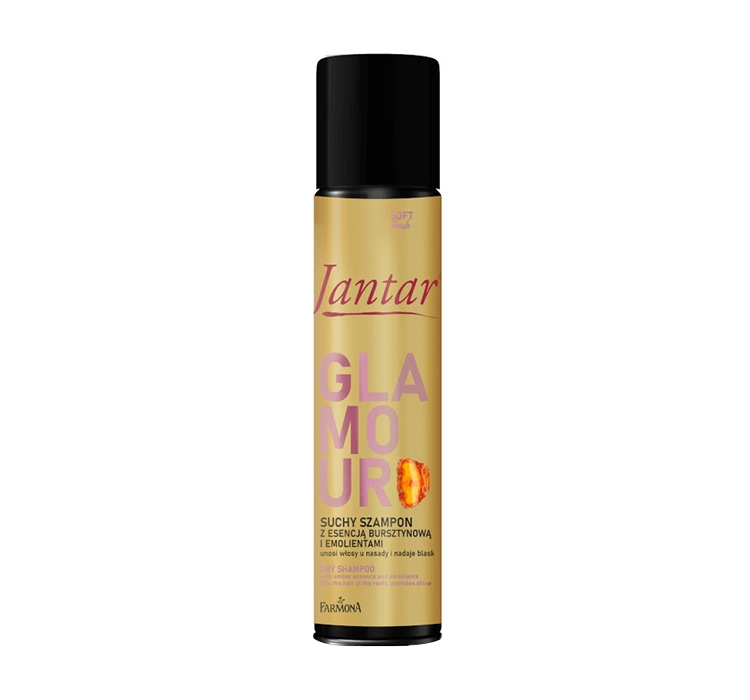 FARMONA JANTAR GLAMOUR SUCHY SZAMPON Z ESENCJĄ BURSZTYNOWĄ I EMOLIENTAMI 180ML