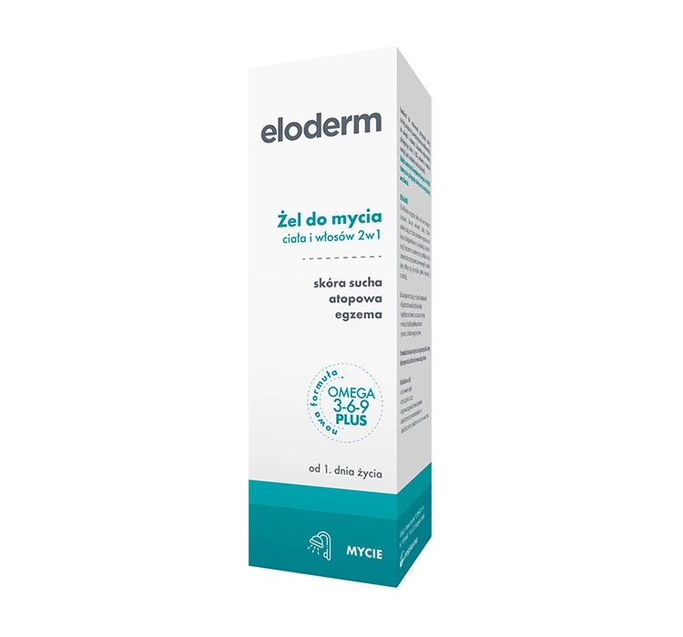 Eloderm Żel do Mycia Ciała i Włosów 2 w 1 200 ml