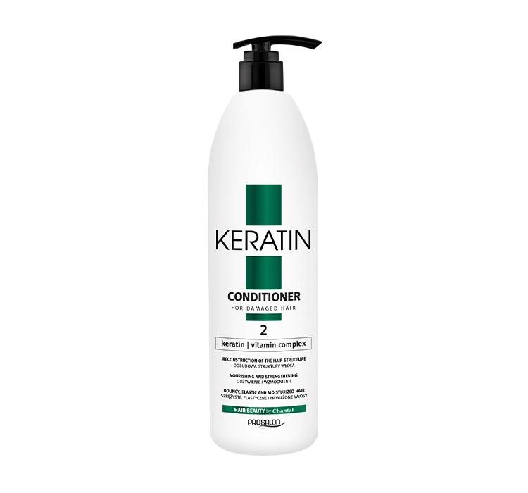 Chantal Prosalon Keratin Hair Repair Vitamin Complex Two-Phase Complex 2 Conditioner For Damaged Hair odżywka z keratyną do pielęgnacji włosów zniszczonych suchych i matowych 1000g