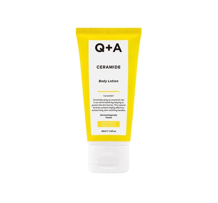 Q+a, Mini Ceramide Body Lotion, Regenerujący Balsam Do Ciała Z Ceramidami, 50 Ml