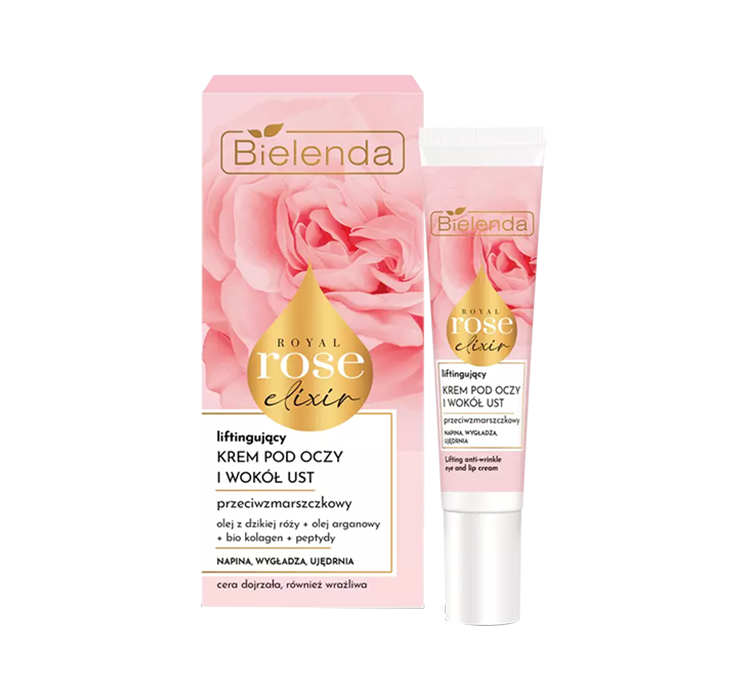 BIELENDA ROYAL ROSE ELIXIR LIFTINGUJĄCY KREM POD OCZY I WOKÓŁ UST 15ML