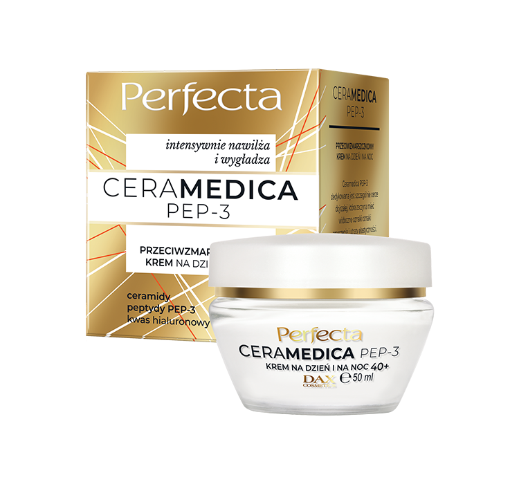 PERFECTA Ceramidy & Peptydy Krem Do Twarzy 40+ 50ml