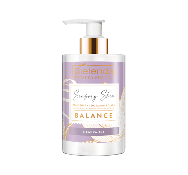 Bielenda Professional Is Sensory Skin, nawilżajacy krem do dłoni i ciała, balance, 300ml