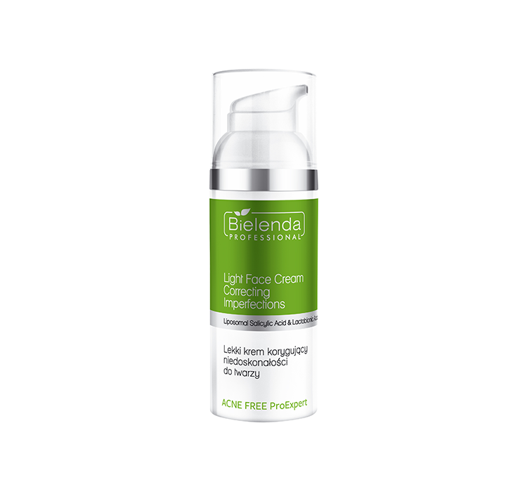 Bielenda Acne Free Pro Expert Krem Redukujący Niedoskonałości Z Kwasami, 50ml