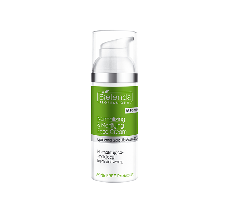 Bielenda Acne Free Pro Expert Normalizująco-Matujący Krem, 50ml