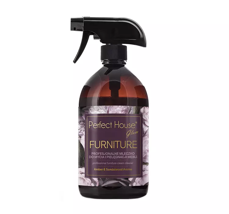 BARWA PERFECT HOUSE GLAM - FURNITURE - Profesjonalne mleczko do mycia i pielęgnacji mebli - 500 ml BARGDFML