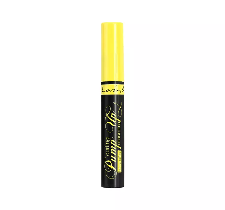 Lovely Pump Up Curling Henna Effect Mascara tusz do rzęs z efektem henny Black 8g