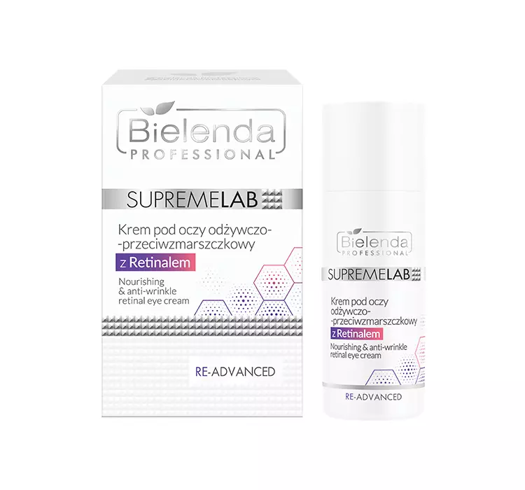 Bielenda Professional Supremelab Re-Advanced krem pod oczy odzywczo-przeciwzmarszczkowy z retinalem 15ml