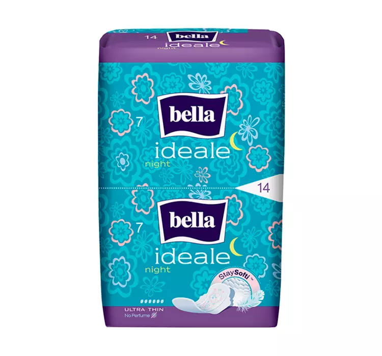 Bella Podpaski ultracienkie Ideale StaySofti Night 14 szt. BE-013-MW14-020