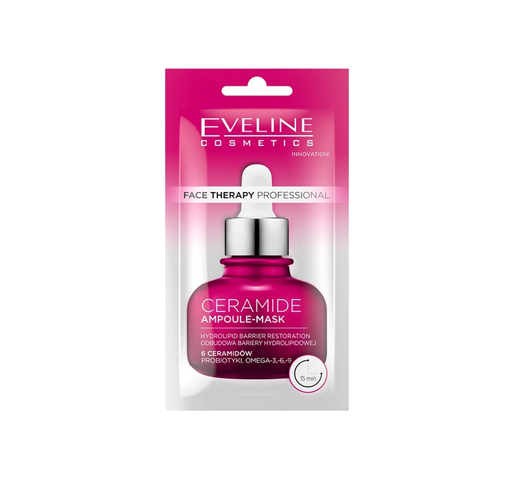 EVELINE FACE THERAPY PROFESSIONAL CERAMIDE MASKA — AMPUŁKA DO TWARZY 10ML