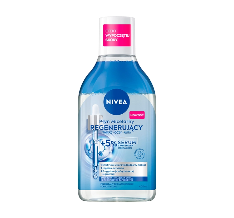 Nivea Regenerujący 5% serum - płyn micelarny 400ml