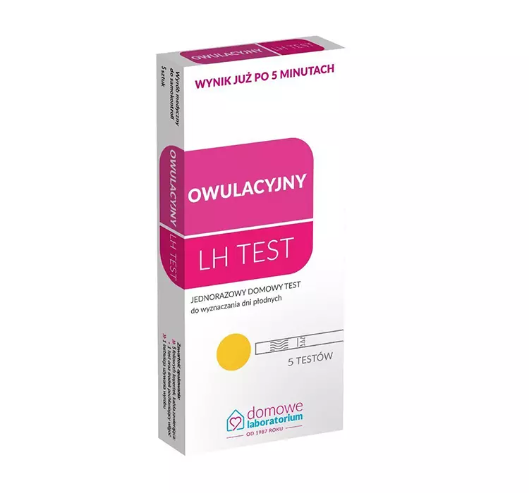 Hydrex DIAGNOSTICS SP Z O.O.SP.K DOMOWE LABOLATORIUM LH Test owulacyjny 7 szt 9077600