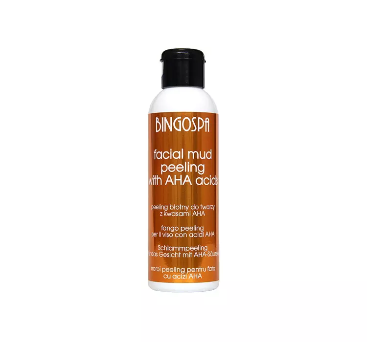 BingoSpa Peeling Błotny do Twarzy z Kwasami Owocowymi 100g BIN-391