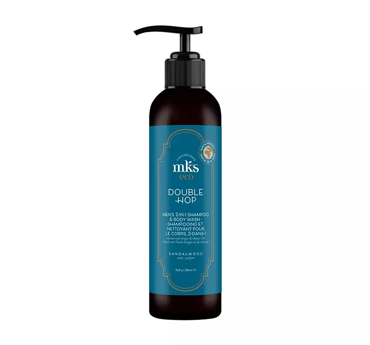 Mks Eco Men Double Hop, szampon 2w1 do włosów i ciała, 296ml