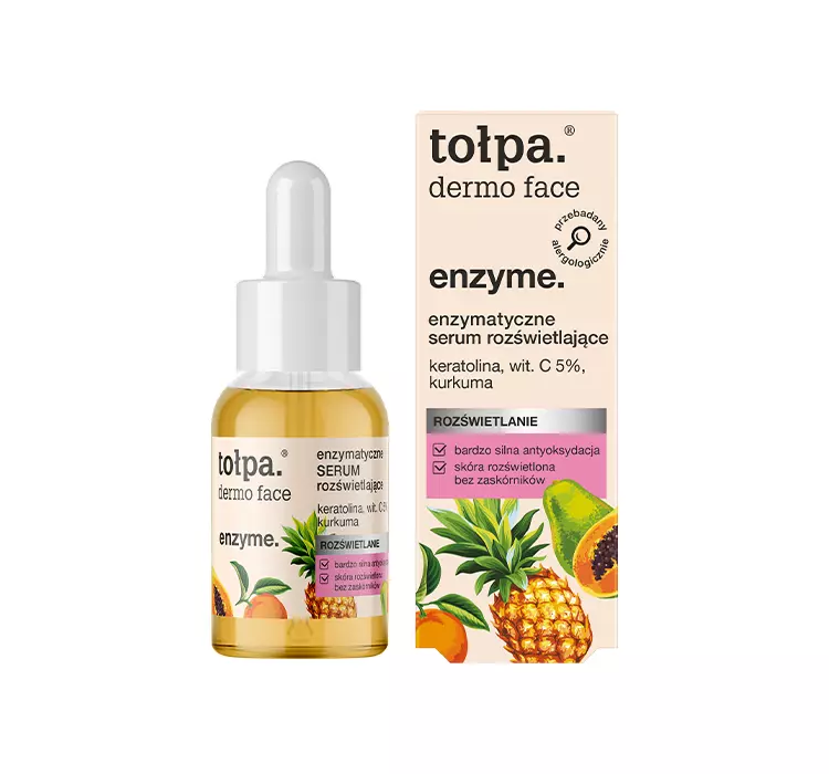 enzymatyczne serum rozświetlające, 30 ml