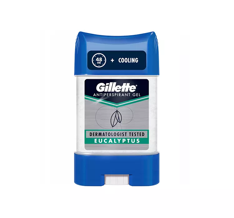 Gillette Eucalyptus - chłodzący antyperspirant w żelu dla mężczyzn 70ml