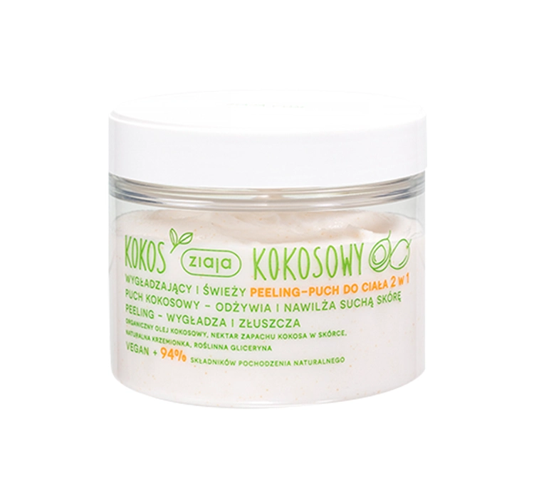 ZIAJA KOKOS KOKOSOWY PEELING-PUCH DO CIAŁA 2W1 270ML