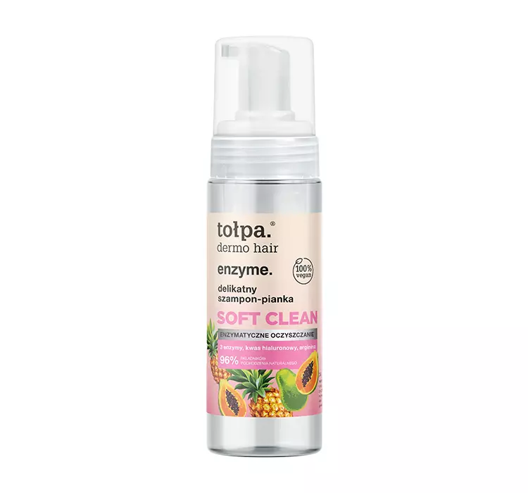 TOŁPA DERMO HAIR ENZYME Delikatny szampon-pianka do włosów, 150ml