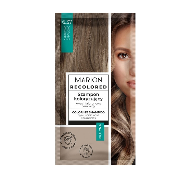 Marion Recolored szampon koloryzujący 6.37 Cappucino 35ml