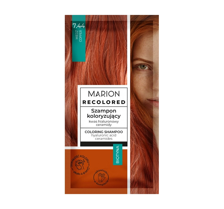 Marion Recolored szampon koloryzujący 7.44 Miedź 35ml