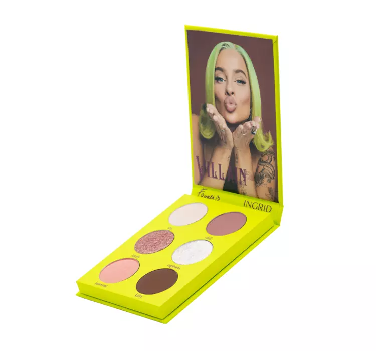 Ingrid Fagata Villain, Paleta Cieni Do Powiek Cienie Paletka