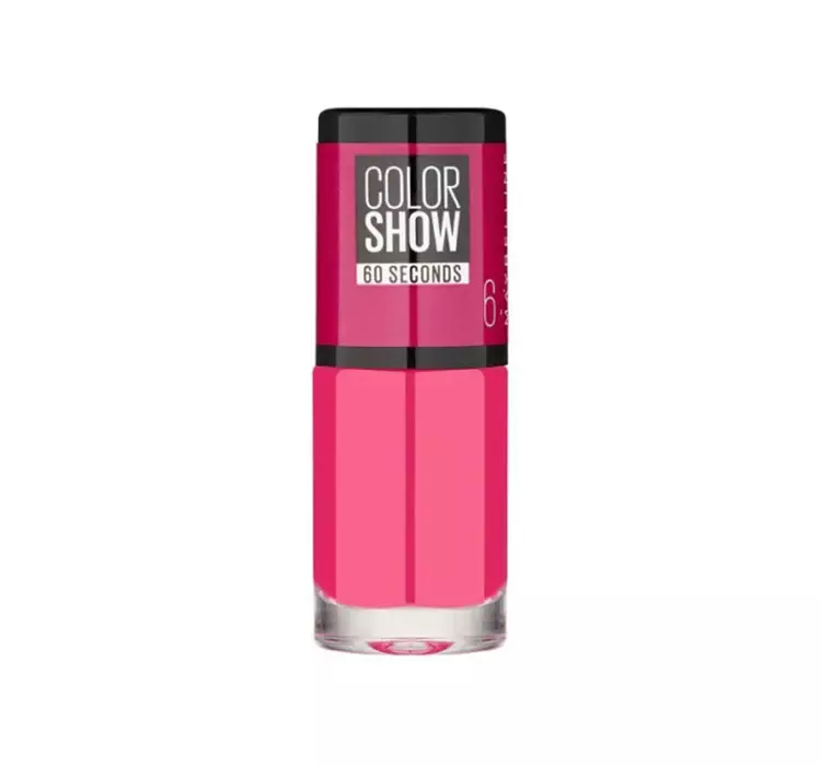 MAYBELLINE COLOR SHOW 60 SECONDS TRADYCYJNY LAKIER DO PAZNOKCI 6 BUBBLICIOUS 6,7ML